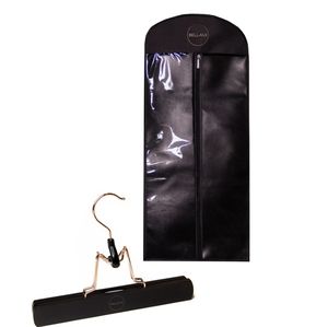 BELLAMI
HAIR EXTENSIONS CARRIER & HANGER - BLACK